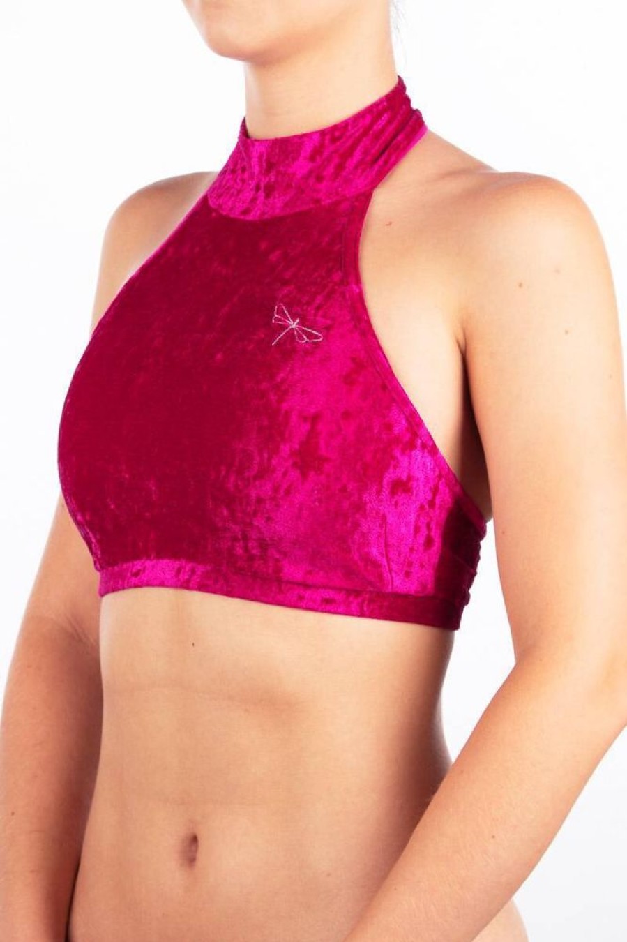 Pole Dance Kleidung Dragonfly | Dragonfly Top Lisette Velvet Pink