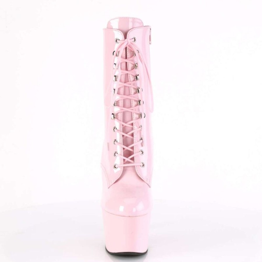 High Heels Pleaser | Pleaser Stiefelette Adore-1020 Baby Pink