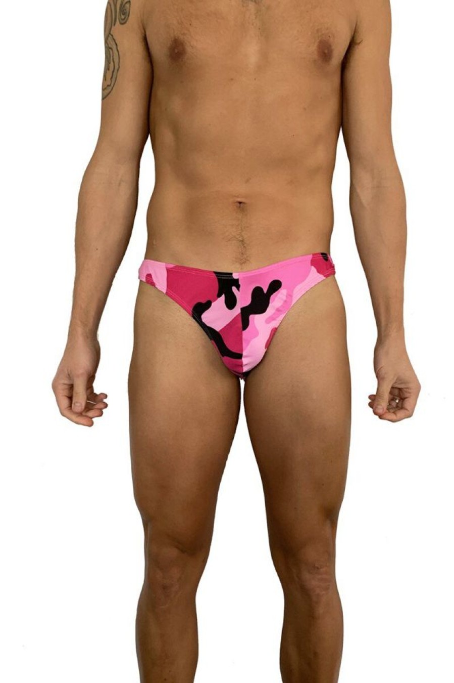 Pole Dance Kleidung Juicee Peach | Juicee Peach Men G-String Pink Army