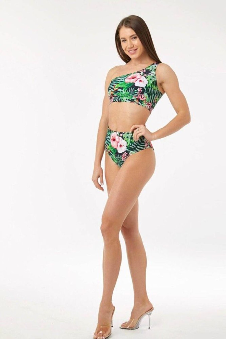 Pole Dance Kleidung Polerina | Polerina Top Devi Tropical Green