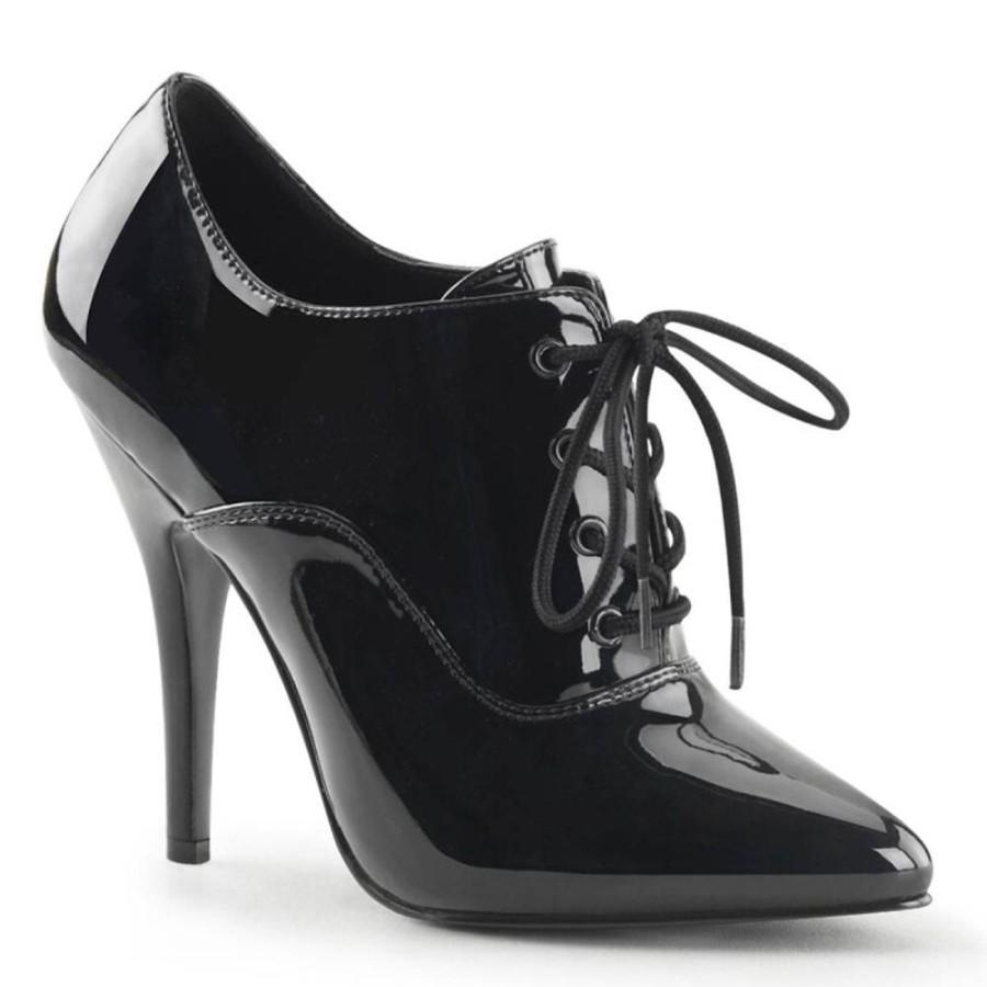 High Heels Pleaser | Pleaser Seduce-460 Pumps Lack Schwarz