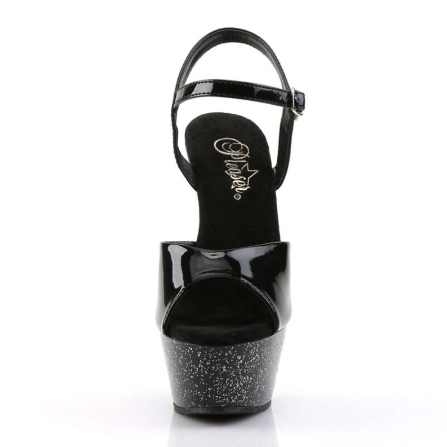 High Heels Pleaser | Pleaser Sandalette Kiss-209Mg Schwarz