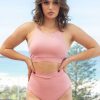 Pole Dance Kleidung Lunalae | Lunalae Top Aria Baby Pink