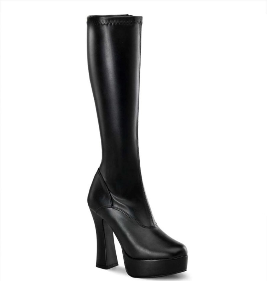 High Heels Pleaser | Pleaser Stiefel Electra-2000Z Schwarz