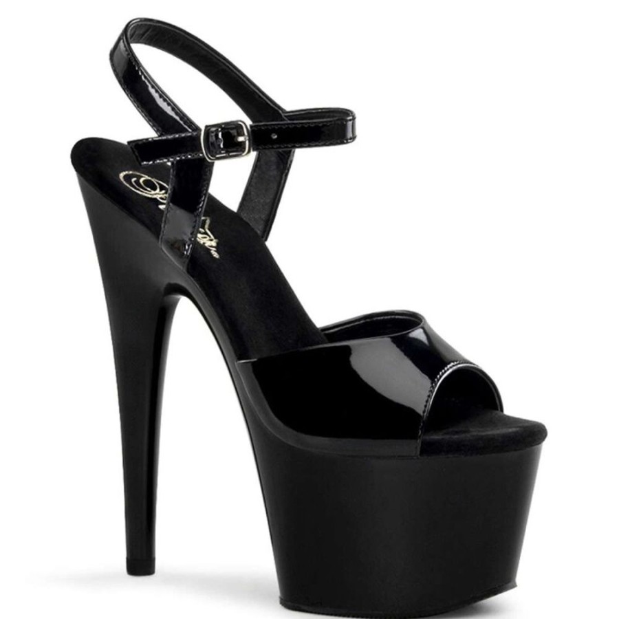 High Heels Pleaser | Pleaser Sandalette Adore-709 Schwarz