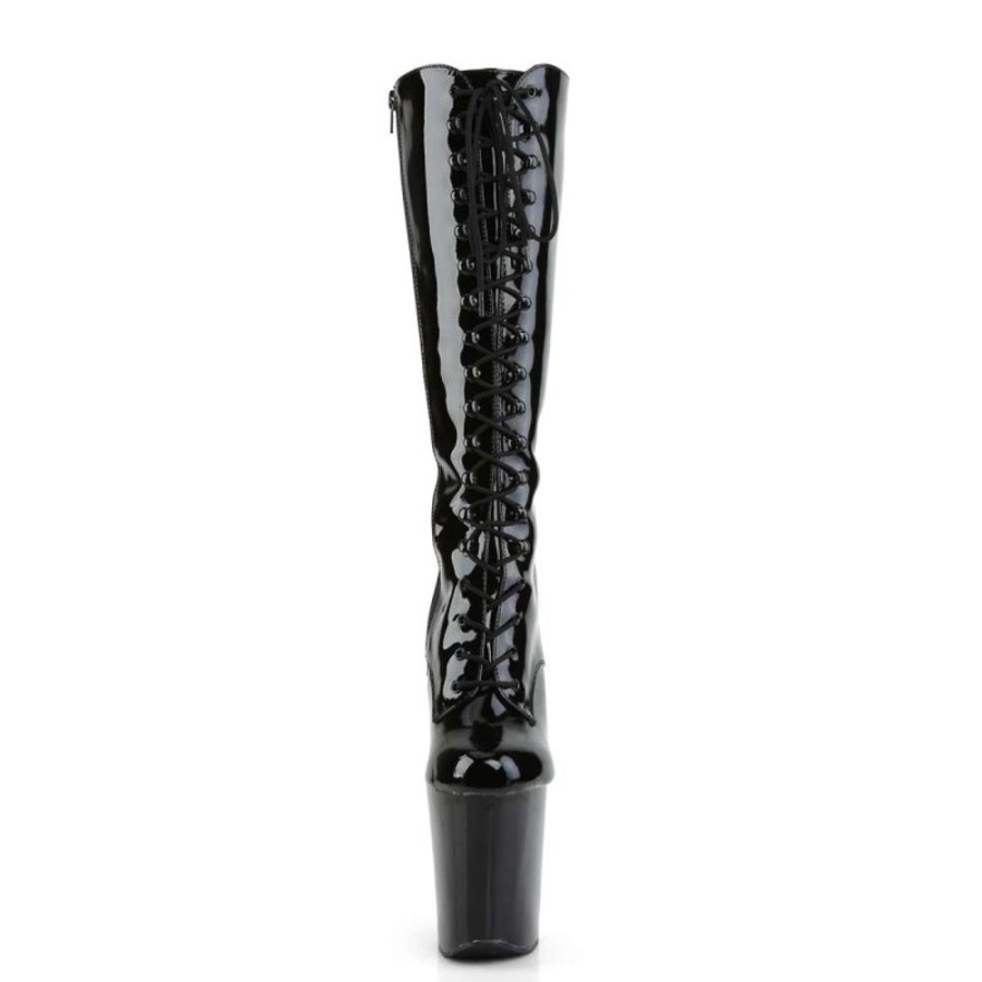 High Heels Pleaser | Pleaser Stiefel Xtreme-2020 Schwarz