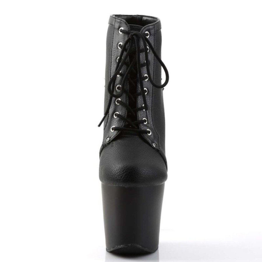 High Heels Pleaser | Pleaser Stiefelette Fearless-700-28 Schwarz