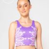 Pole Dance Kleidung Sylvia P Sportswear | Sylvia P 2-Way Crop Top Stardust